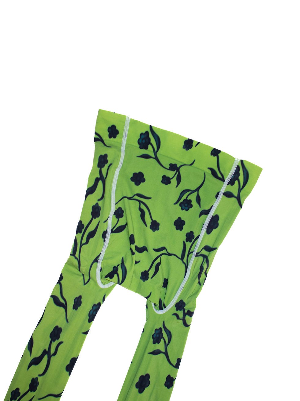 サムネイル： Leeann Huang / FLORAL PRINT TIGHTS / LIME