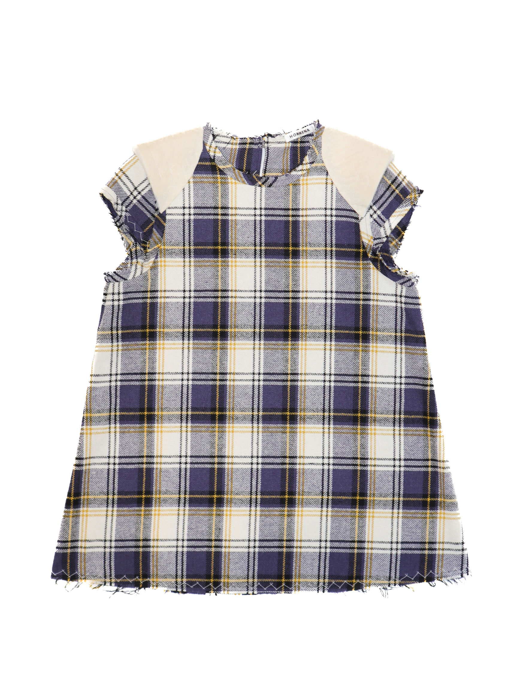 HOMMENA / TAILOR MADE MINI TOP / BLUE CHECK