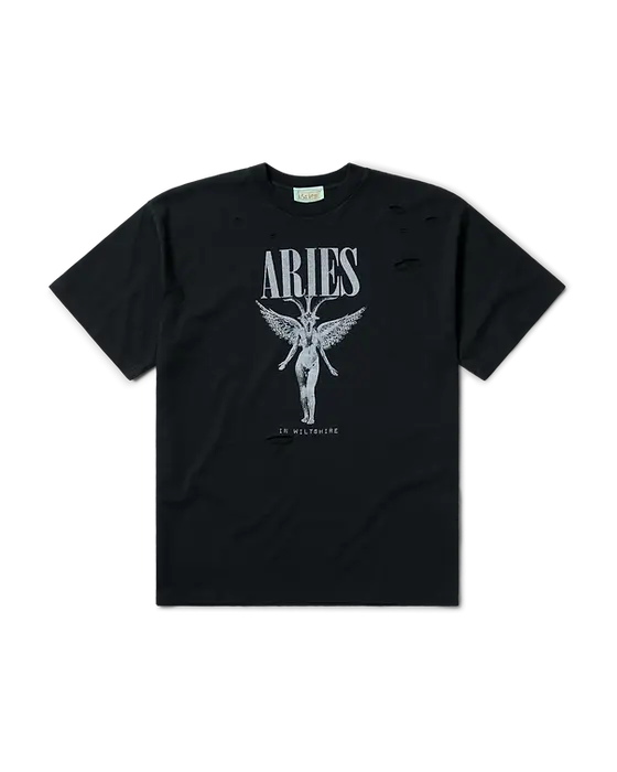 Aries / Nirvana SS Tee / Black | THE FOUR-EYED SHOP