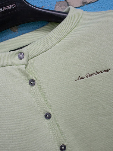 Ans Dotsloevner / SHOULDER CARDIGAN / MINT | THE FOUR-EYED SHOP