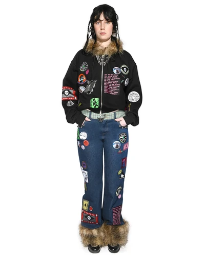 Chopova Lowena Blue Knot Eye カーディガン Chopova Lowena Bleu Knot Eye Cardigan Chopova Lowena