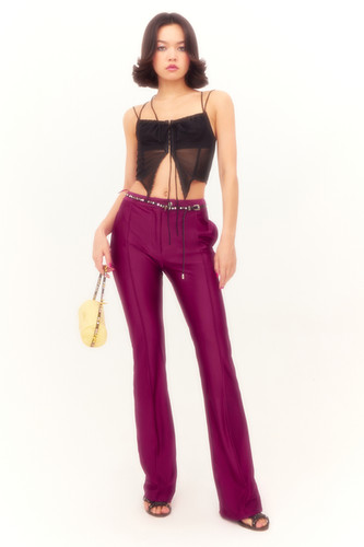 NODRESS / Amaranthstretchy pants | THE FOUR-EYED SHOP