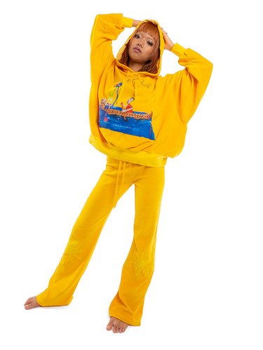 Bernhard Willhelm / PANTS JERSEY / YELLOW | THE FOUR-EYED SHOP