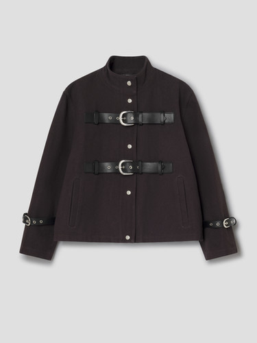 GIMAGUAS / BELT JACKET / BROWN/BLACK | THE FOUR-EYED SHOP
