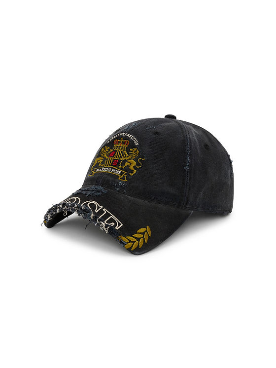 服/ファッション MARTINE ROSE CUT PEAK CAP Martine Rose cut-peak Baseball Cap | Black | FARFETCH AE