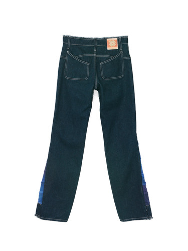 PAULA CANOVAS DEL VAS★Mesh Construction ジーンズ 送関込 PAULA CANOVAS DEL VAS / MESH CONSTRUCTION DENIM TROUSERS