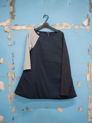 Ans Dotsloevner / FORMED MINI DRESS / NAVY | THE FOUR-EYED SHOP