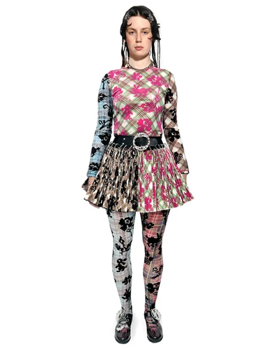 CHOPOVA LOWENA / Bunny Party Mesh Leggings / Multi | THE