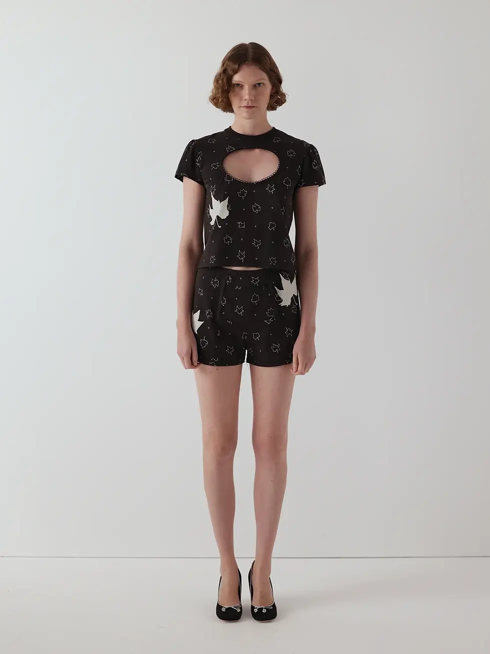 サムネイル： NIAMH GALEA / LOGO REMOVAL BABY TEE / MOONLESS NIGHT