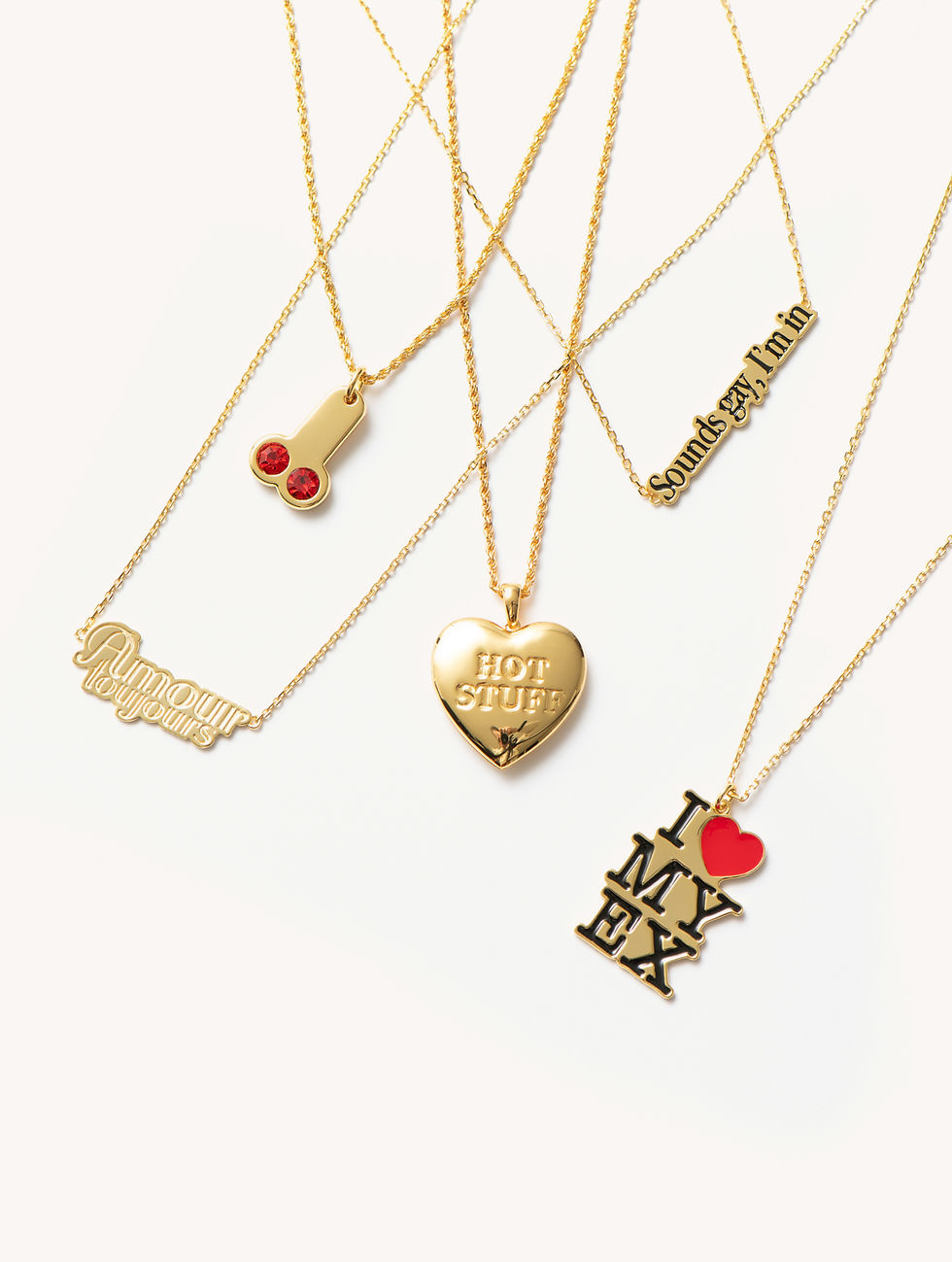 サムネイル： carne bollente / "FAMILY JEWELS" NECKLACE / GOLD