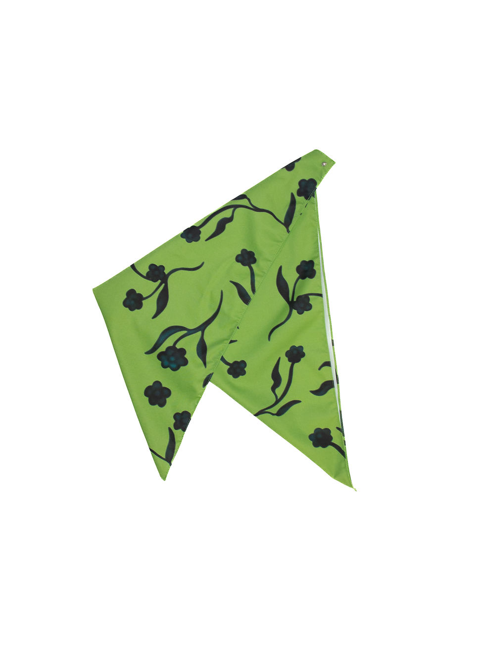 サムネイル： Leeann Huang / FLORAL PRINT BANDANA / LIME