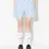 섬네일: Charles Jeffrey / SCALLOPED BOXER SHORTS / BLUE STRIPE
