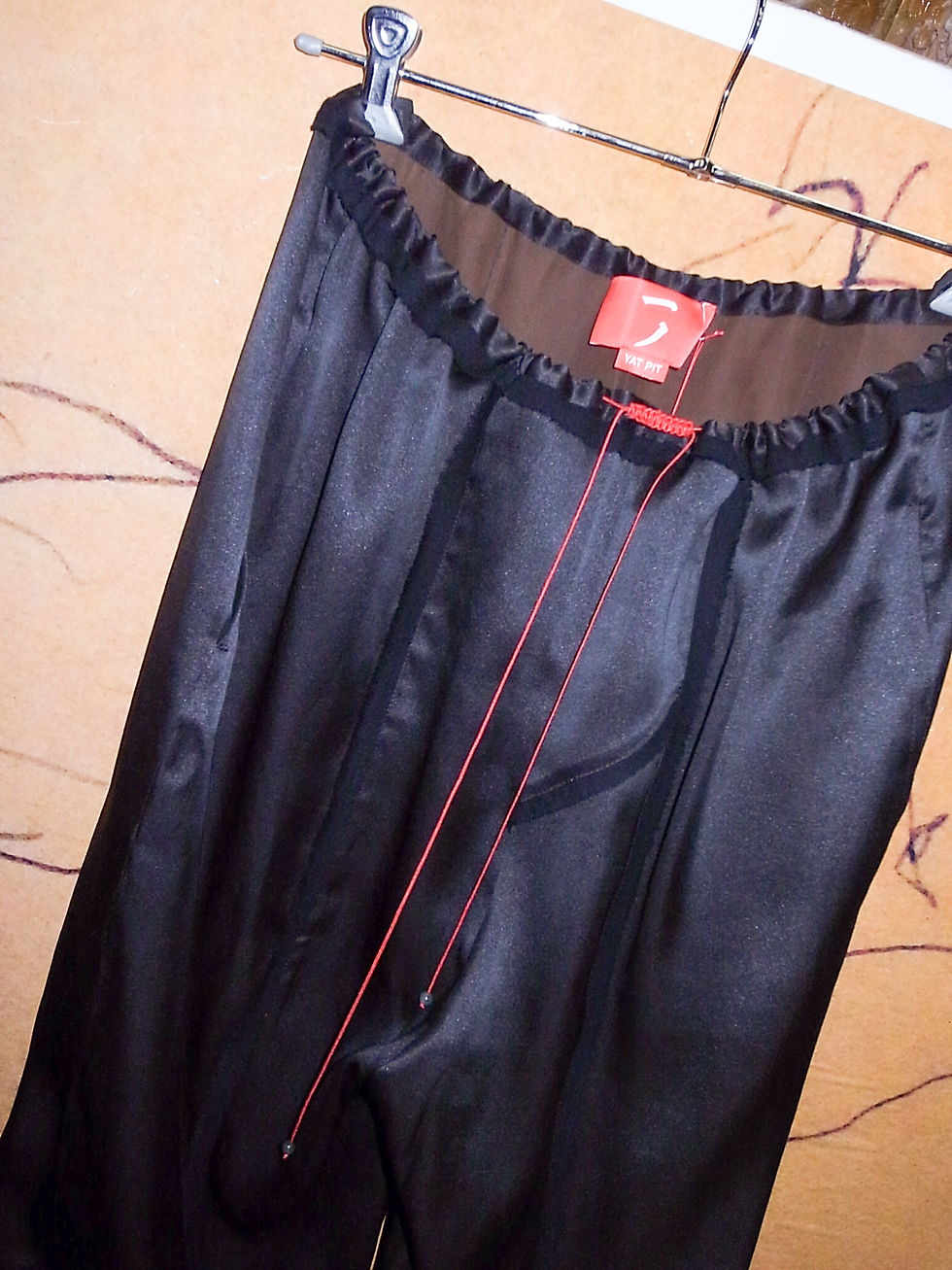 縮圖：YAT PIT / MUDSILK LUCKY KNOT PANTS / BROWN