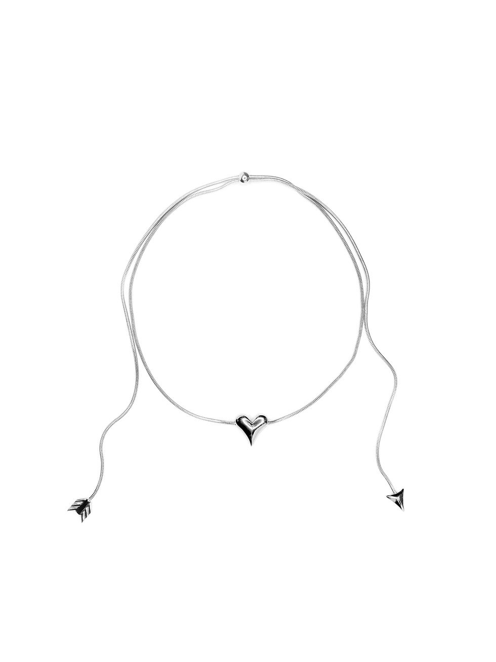 MARLAND BACKUS / LOVESTRUCK NECKLACE / SILVER