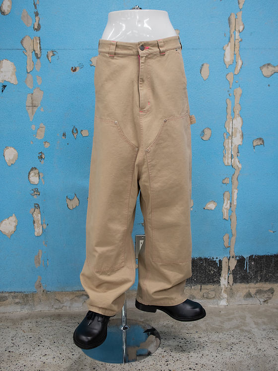 パンツ ans dotsloevner - pile bottoms Ans Dotsloevner x THE FOUR-EYED / DOUBLE KNEE SAROUEL PANTS