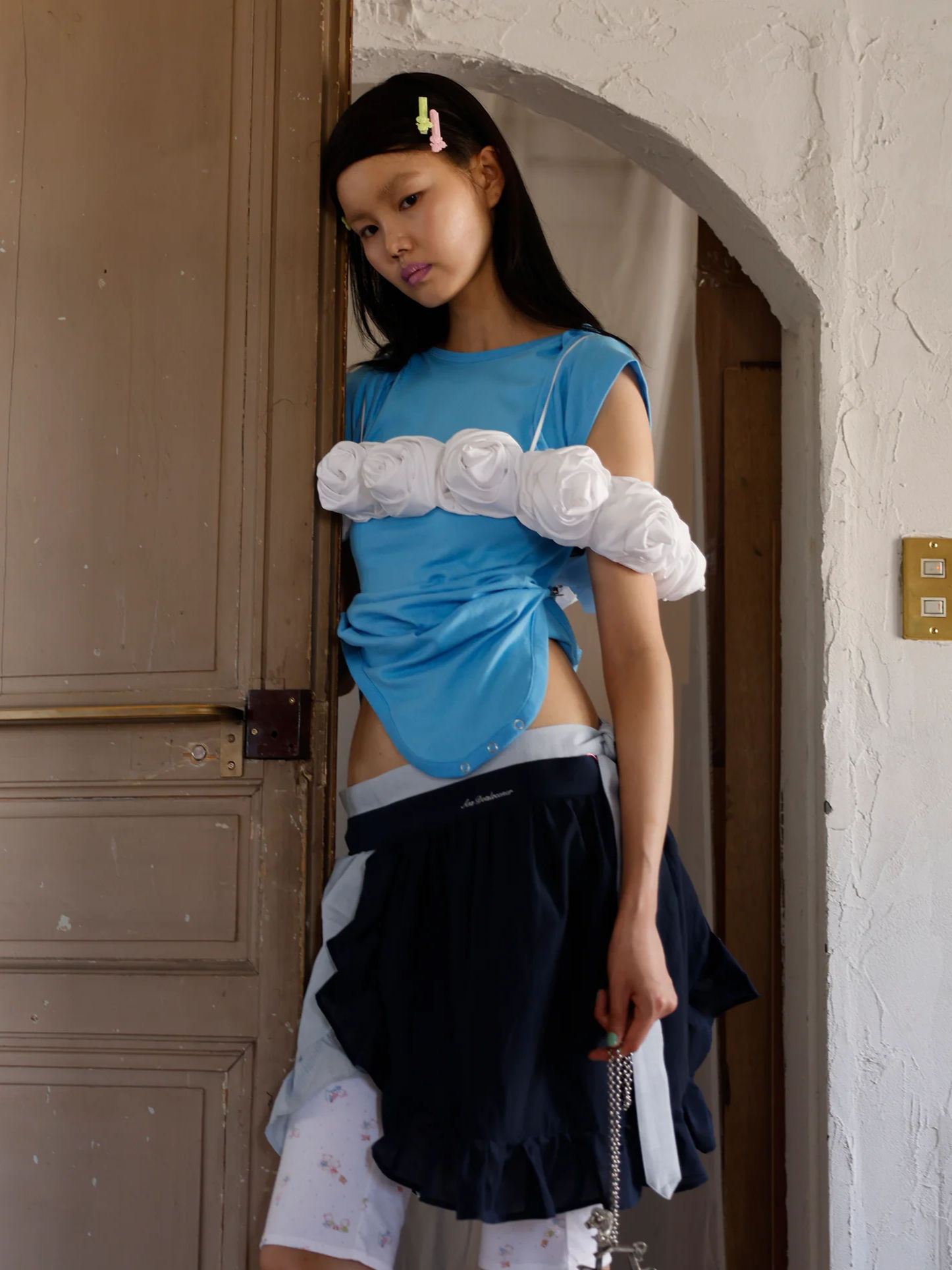 Ans Dotsloevner / WEDDING BUSTIER / WHITE COTTON