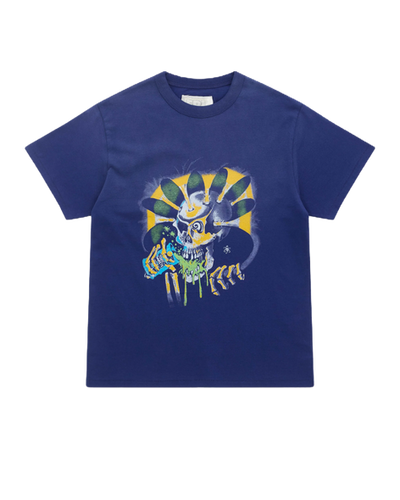 ERL / TOXIC WASTE T-SHIRT / NAVY | THE FOUR-EYED SHOP