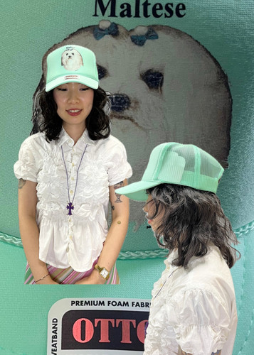 Ashley Williams / GREEN CAP / MALTESE | THE FOUR-EYED SHOP