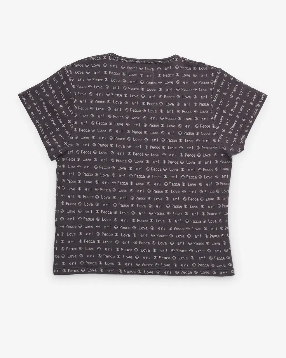 Thumbnail: ERL / JACQUARD BABY TEE / BROWN