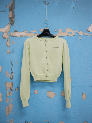 Ans Dotsloevner / SHOULDER CARDIGAN / MINT | THE FOUR-EYED SHOP