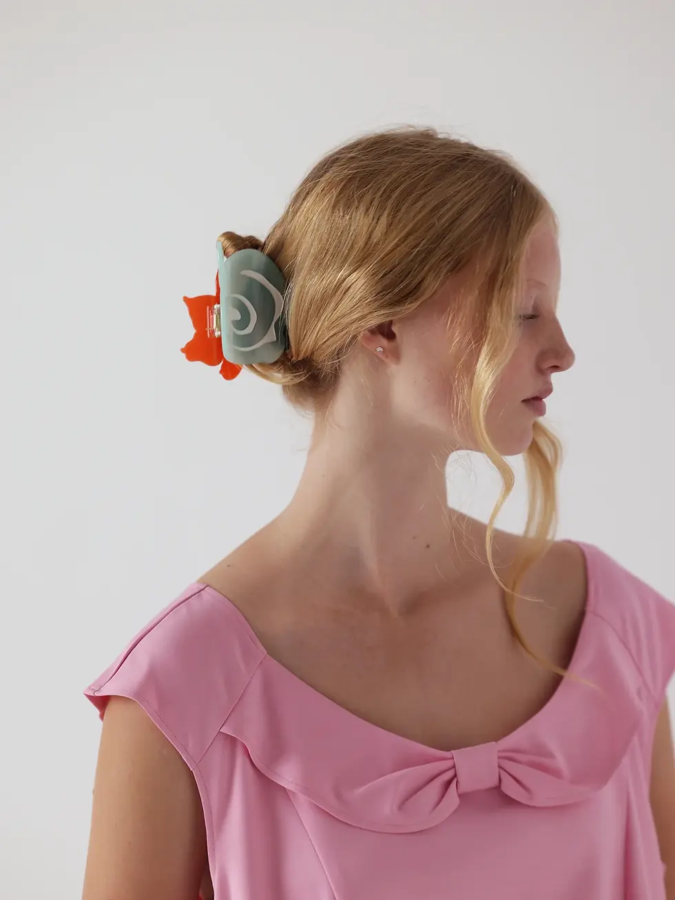 サムネイル： NIAMH GALEA / DARLING CLAW CLIP / TOMATO RED MINTY