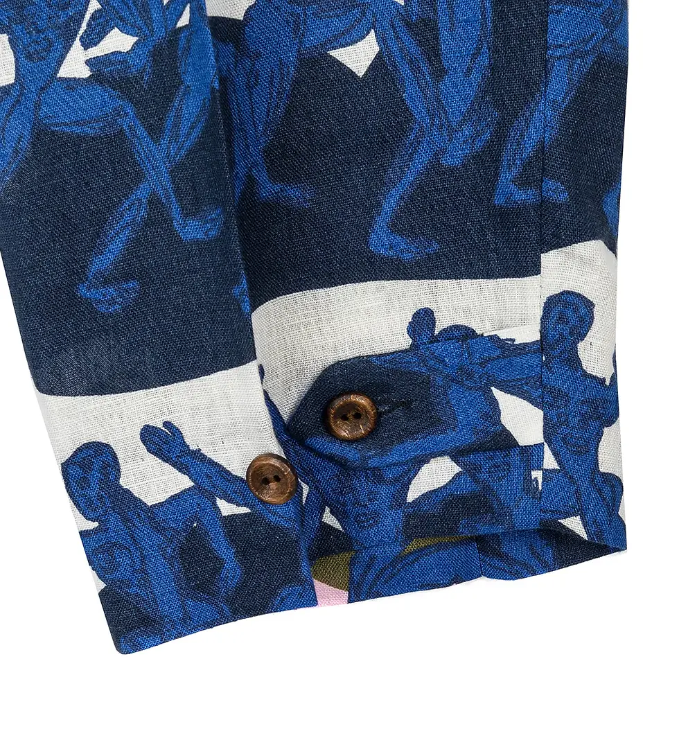 サムネイル： Charles Jeffrey / CARROT CUT TROUSERS / BLUE RUNNERS