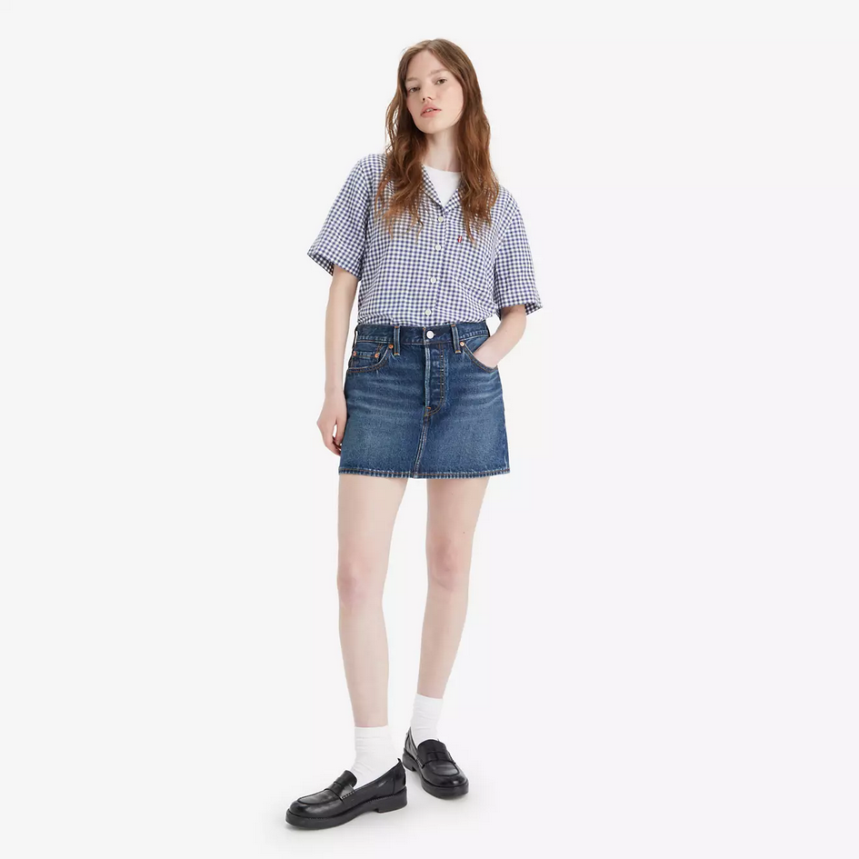 How to style a denim skirt (5 outfits)