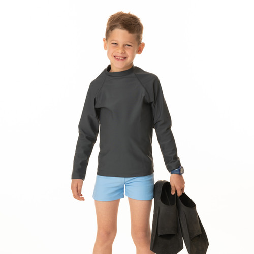 MALIBU Aqm boys gray set swimwear | Aquamare