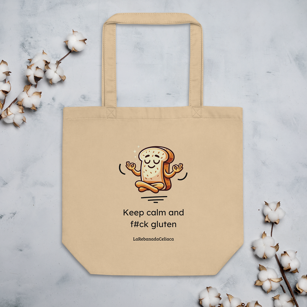Thumbnail: Eco-Chic Bag: Bolsa Multiusos - Keep calm & F#ck gluten