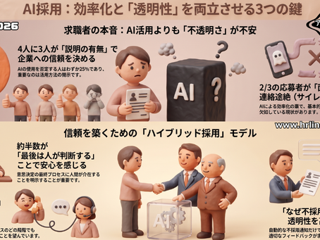 採用でAIを使うなら説明を / Candidates Want Human Oversight in AI Hiring :「アメリカ人事界隈」#アメリカHR #HRLinqs #HRLinqsLearning #HRLinqsConnect