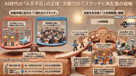 “人手不足”なのに失業が増える時代が来るのか / AI Could Create Worker Surpluses and Labor Shortages at the Same Time :「アメリカ人事界隈」#アメリカHR #HRLinqs #HRLinqsLearning #HRLinqsConnect