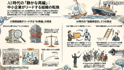 AIで最初に人を減らすのは“大企業”ではなく“小企業”かもしれない / The First Wave of AI Workforce Reduction Has Already Started:「アメリカ人事界隈」#アメリカHR #HRLinqs #HRLinqsLearning #HRLinqsConnect