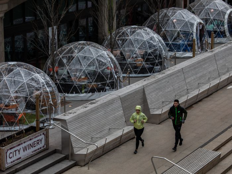 シカゴ市での秋・冬にかけての屋外飲食ガイドライン