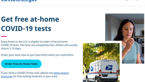 USPSで家庭用検査キットの申し込み