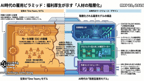 AI時代、企業は「誰を長期雇用するか」を選び始めている / AI Is Reshaping the Employment Contract:「アメリカ人事界隈」#アメリカHR #HRLinqs #HRLinqsLearning #HRLinqsConnect