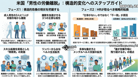 男性の労働参加率が過去最低水準へ / Labor Shortages Continue:「アメリカ人事界隈」#アメリカHR #HRLinqs #HRLinqsLearning #HRLinqsConnect