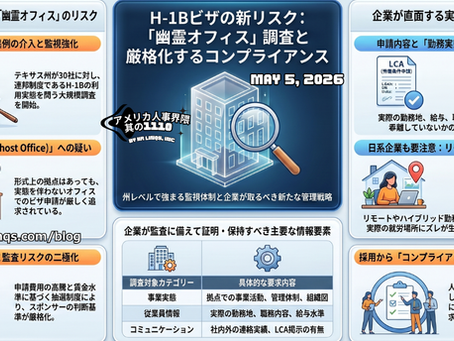 TexasのH-1B調査が示す、外国人材採用の新しいリスク / The Era of H-1B Enforcement:「アメリカ人事界隈」#アメリカHR #HRLinqs #HRLinqsLearning #HRLinqsConnect