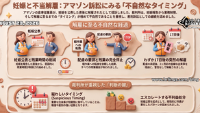 妊娠申告後の残業削減・解雇 :「アメリカ人事界隈」#アメリカHR #HRLinqs #HRLinqsLearning #HRLinqsConnect