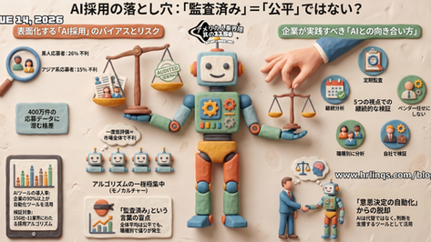AI採用は本当に公平なのか / What Hiring Algorithm Audits May Be Missing :「アメリカ人事界隈」#アメリカHR #HRLinqs #HRLinqsLearning #HRLinqsConnect