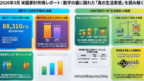 平均ではなく中央値で見る米国家計の実態 / Understanding US Households Through Median Income:「アメリカ人事界隈」#アメリカHR #HRLinqs #HRLinqsLearning #HRLinqsConnect