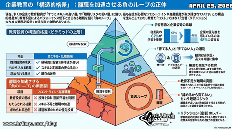企業が見落とす離職と教育の関係性 / Rethinking Training and Retention:「アメリカ人事界隈」#アメリカHR #HRLinqs #HRLinqsLearning #HRLinqsConnect