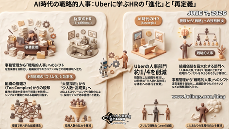 Uberは“AIでHRを削減”したのか / The Role of HR May Be Changing Faster Than Expected :「アメリカ人事界隈」#アメリカHR #HRLinqs #HRLinqsLearning #HRLinqsConnect