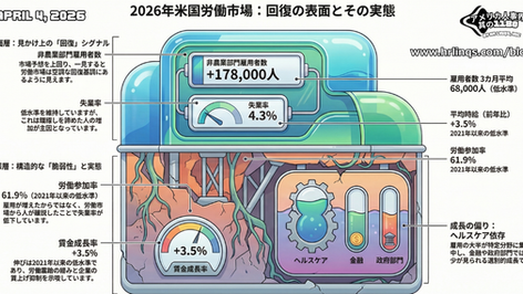 雇用回復の裏にある減速:数字が示す「弱い成長」/ Recovery with Weak Momentum :「アメリカ人事界隈」#アメリカHR #HRLinqs #HRLinqsLearning #HRLinqsConnect
