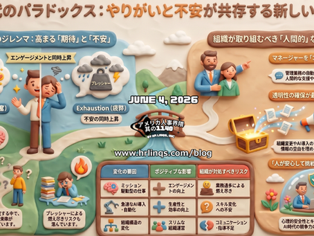 AI時代、“Employee Engagement”は上がるのに不安も増える矛盾 / AI Is Increasing Engagement and Uncertainty at the Same Time :「アメリカ人事界隈」#アメリカHR #HRLinqs #HRLinqsLearning #HRLinqsConnect