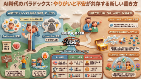AI時代、“Employee Engagement”は上がるのに不安も増える矛盾 / AI Is Increasing Engagement and Uncertainty at the Same Time :「アメリカ人事界隈」#アメリカHR #HRLinqs #HRLinqsLearning #HRLinqsConnect