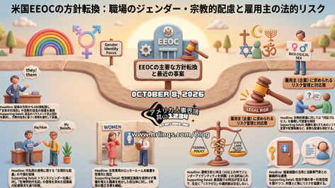 EEOC方針転換下でHRが避けるべき一律判断 / Religious Accommodation Pronouns :「アメリカ人事界隈」#アメリカHR #HRLinqs #HRLinqsLearning #HRLinqsConnect