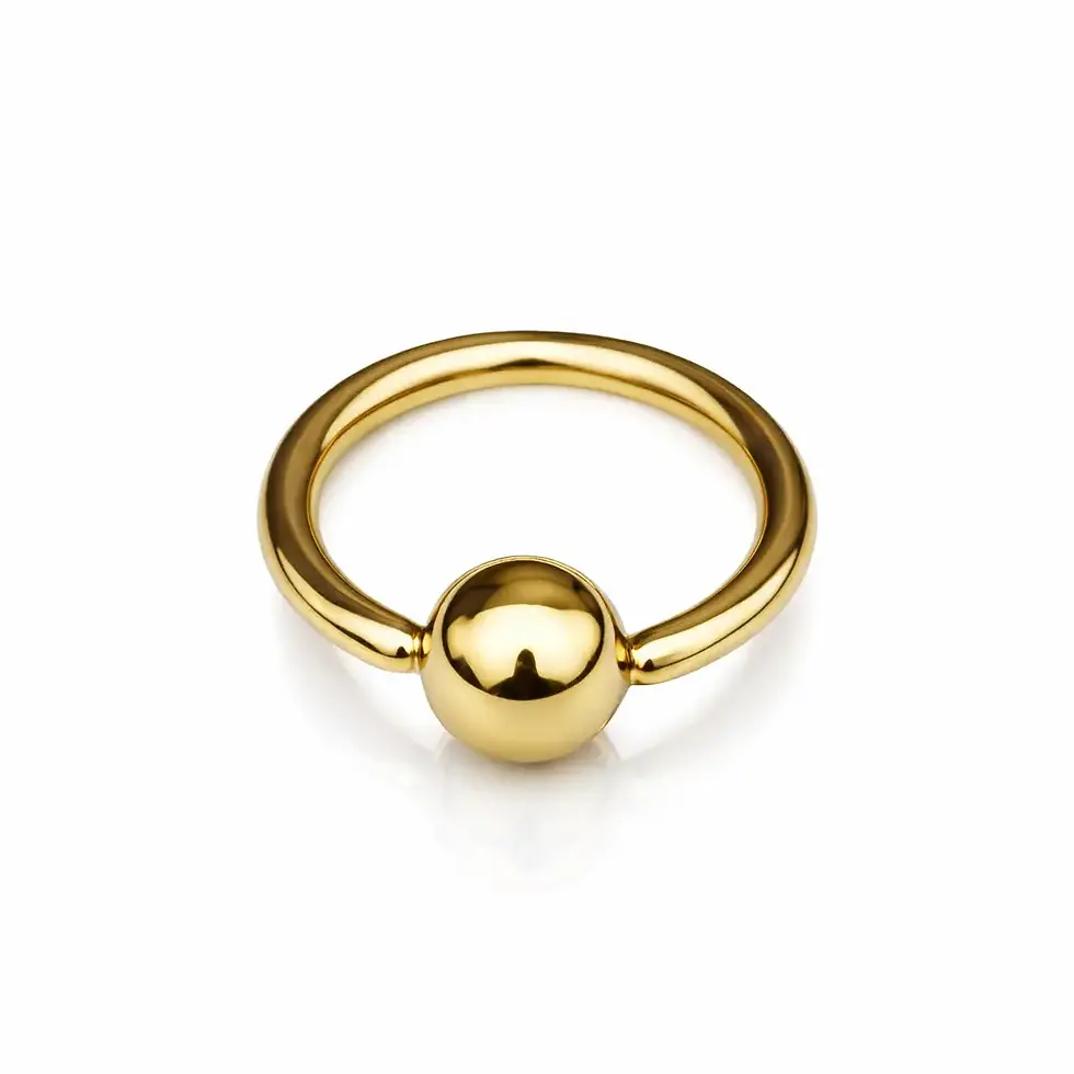 Piercing arcade titane anneau