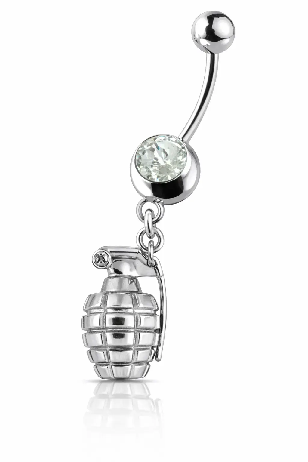 Piercing nombril grenade