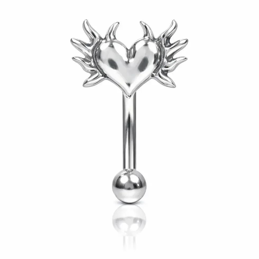 Piercing arcade coeur