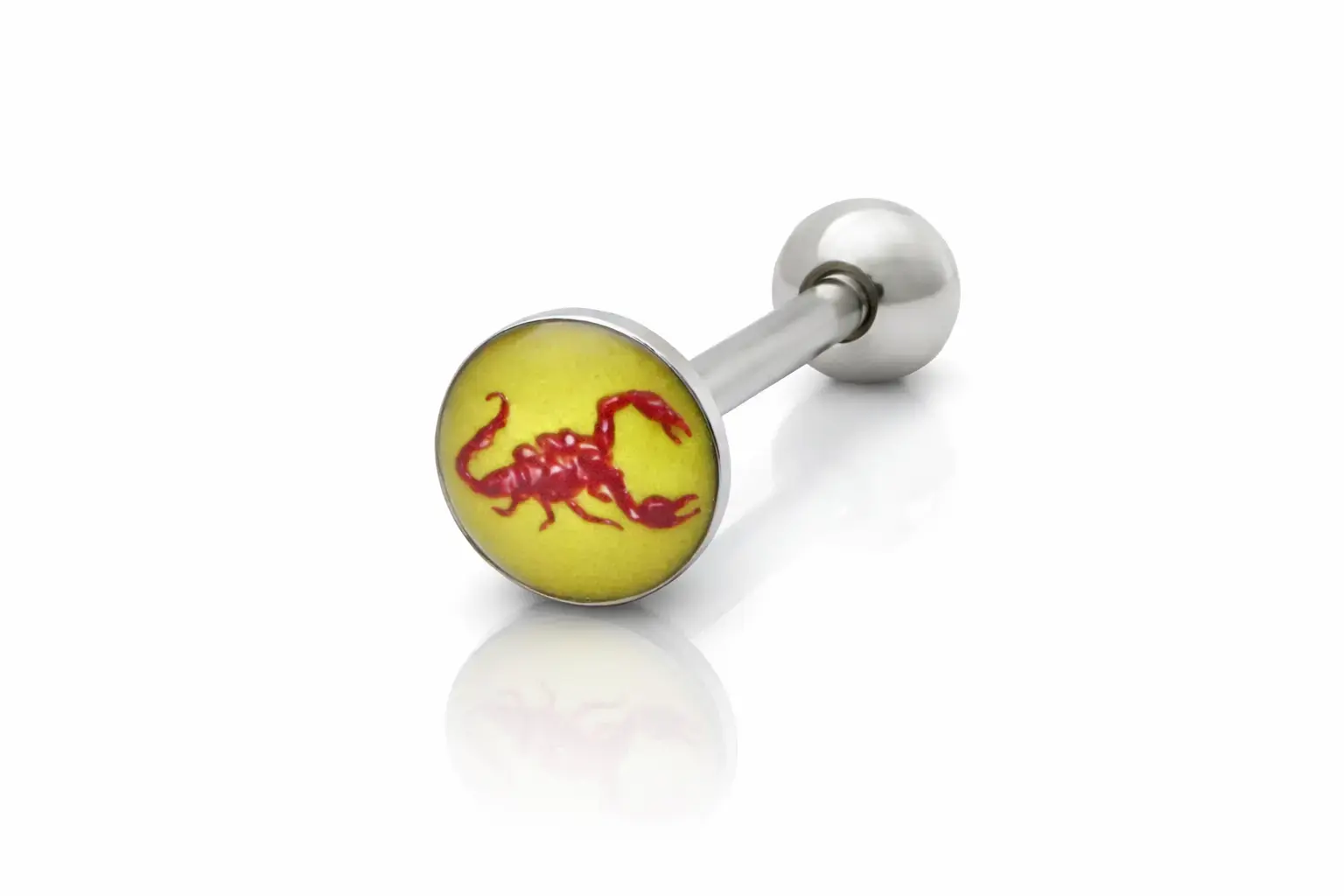 Piercing langue scorpion
